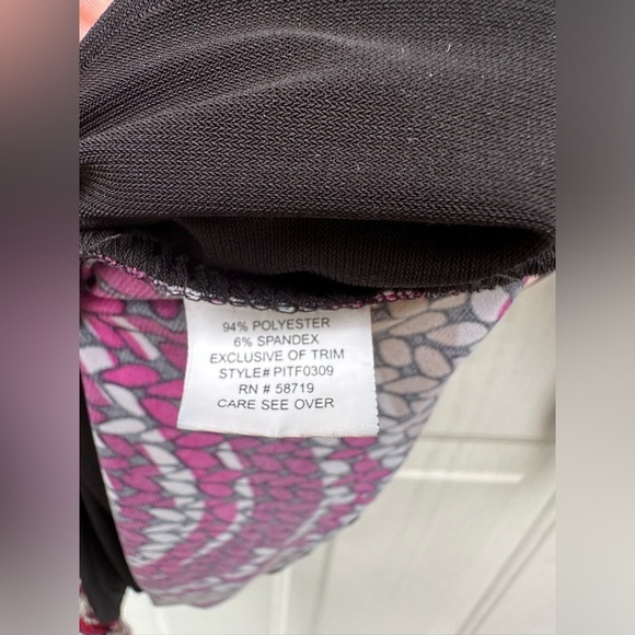 *FINAL PRICE* Notations Magenta And Black Swirl Top - Picture 6 of 7